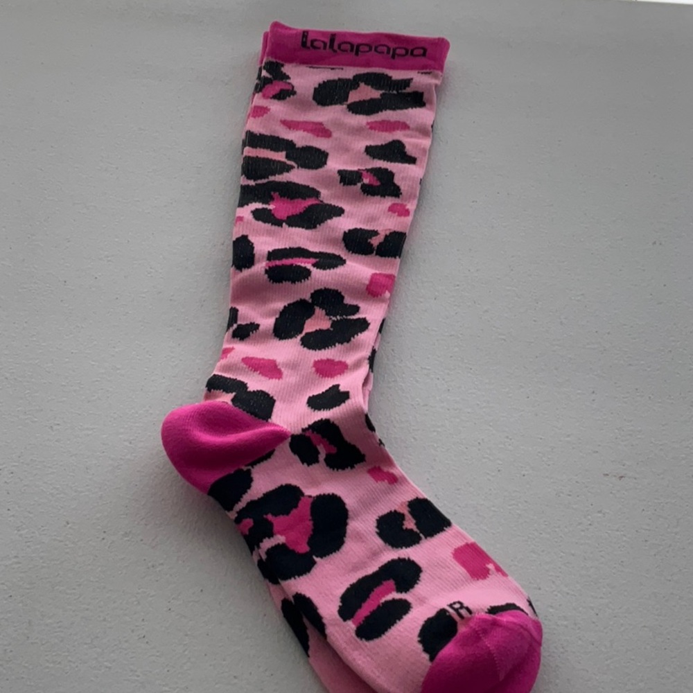Lalapapa Leopard Patterned Compression Socks